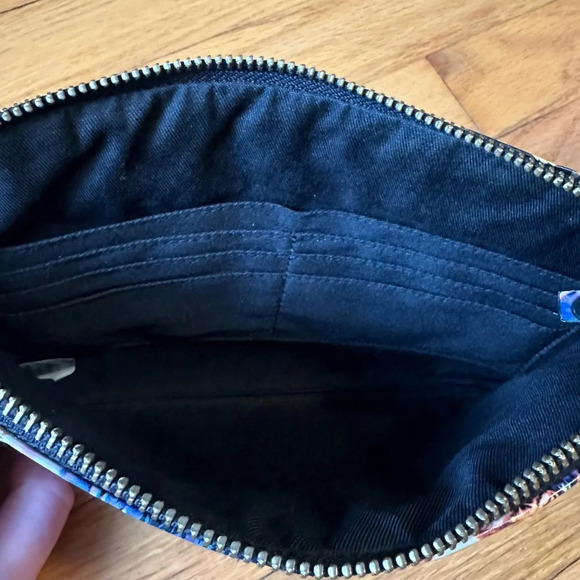 Lodis Colorful Butterfly Patent Leather Wristlet & Matching Wallet Coin Purse - Picture 6 of 8